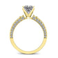 Daphne Princess Diamond Engagement Ring (Lab Grown Igi Cert) yellowgold