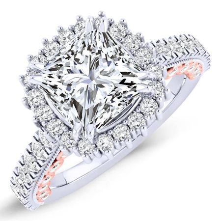 Varda Princess Diamond Bridal Set (Lab Grown Igi Cert) whitegold