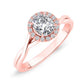 Larkspur Diamond Matching Band Only (engagement Ring Not Included) For Ring With Cushion Center rosegold