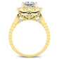 Lita Princess Diamond Engagement Ring (Lab Grown Igi Cert) yellowgold