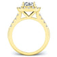 Velvet Round Diamond Engagement Ring (Lab Grown Igi Cert) yellowgold