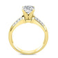 Heather Cushion Diamond Engagement Ring (Lab Grown Igi Cert) yellowgold
