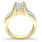 Ilima Round Diamond Engagement Ring (Lab Grown Igi Cert) yellowgold