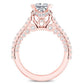 Garland Princess Diamond Engagement Ring (Lab Grown Igi Cert) rosegold