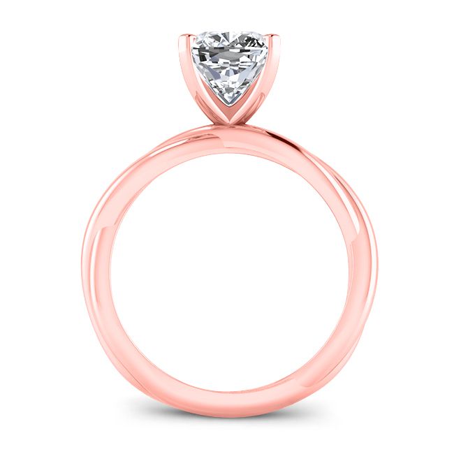 Baneberry Cushion Diamond Engagement Ring (Lab Grown Igi Cert) rosegold