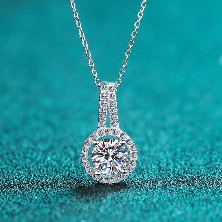 Neva Diamond Necklace (Clarity Enhanced) whitegold