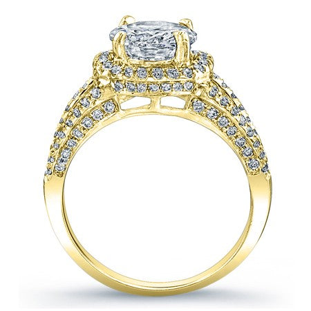 Honesty Round Diamond Engagement Ring (Lab Grown Igi Cert) yellowgold