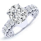 Kassia Diamond Matching Band Only (engagement Ring Not Included) For Ring With Cushion Center whitegold