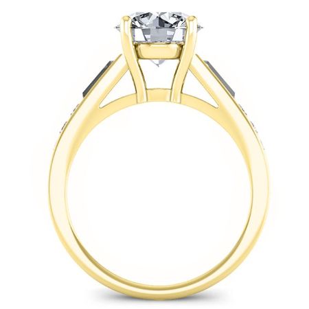 Bergamot Round Diamond Engagement Ring (Lab Grown Igi Cert) yellowgold