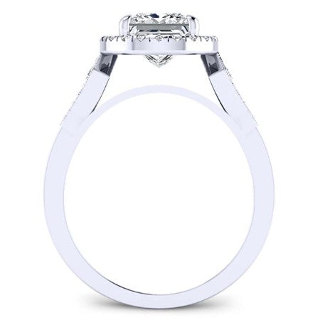 Kalmia Princess Diamond Engagement Ring (Lab Grown Igi Cert) whitegold