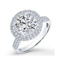 Winterberry Diamond Matching Band Only (engagement Ring Not Included) For Ring With Round Center whitegold