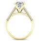Iberis Round Diamond Engagement Ring (Lab Grown Igi Cert) yellowgold