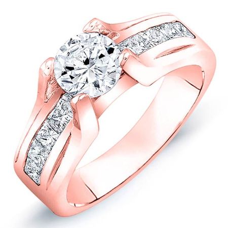 Ilima Round Diamond Bridal Set (Lab Grown Igi Cert) rosegold