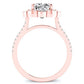Rockrose Cushion Diamond Engagement Ring (Lab Grown Igi Cert) rosegold