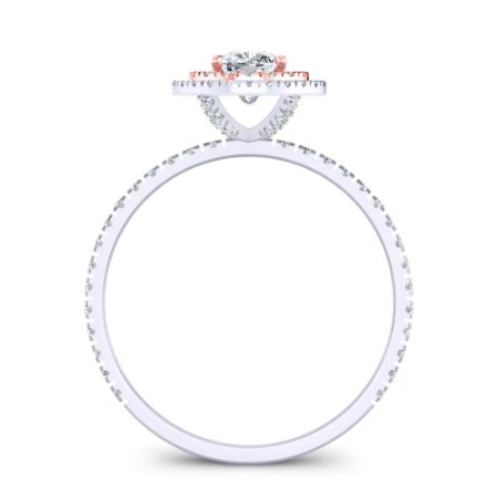 Juniper Cushion Diamond Engagement Ring (Lab Grown Igi Cert) whitegold