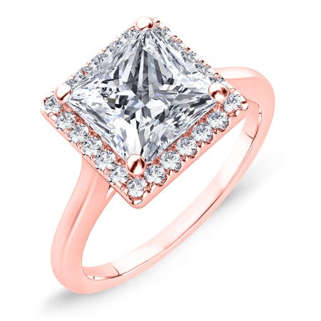 Callalily Princess Diamond Bridal Set (Lab Grown Igi Cert) rosegold