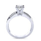 Crocus Princess Diamond Engagement Ring (Lab Grown Igi Cert) whitegold