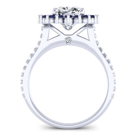 Gazania Cushion Diamond Engagement Ring (Lab Grown Igi Cert) whitegold