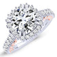 Varda Diamond Matching Band Only (engagement Ring Not Included) For Ring With Round Center whitegold