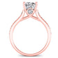 Calluna Cushion Diamond Engagement Ring (Lab Grown Igi Cert) rosegold