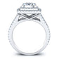 Flora Princess Diamond Engagement Ring (Lab Grown Igi Cert) whitegold
