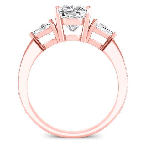 Snowdonia Cushion Diamond Engagement Ring (Lab Grown Igi Cert) rosegold