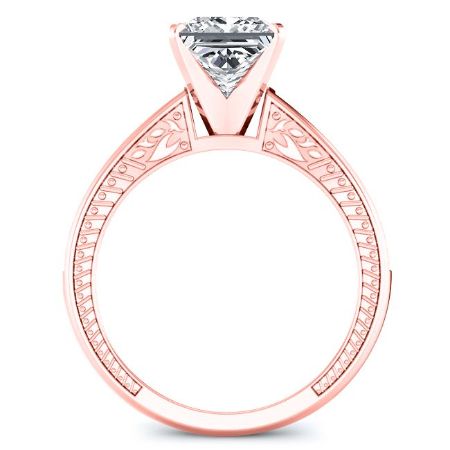 Peony Princess Diamond Engagement Ring (Lab Grown Igi Cert) rosegold