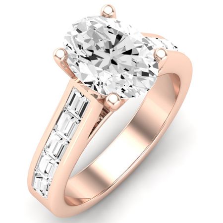 Yarrow Oval Diamond Bridal Set (Lab Grown Igi Cert) rosegold