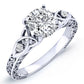 Venus Cushion Diamond Bridal Set (Lab Grown Igi Cert) whitegold