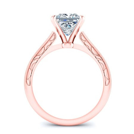 Astilbe Princess Diamond Engagement Ring (Lab Grown Igi Cert) rosegold
