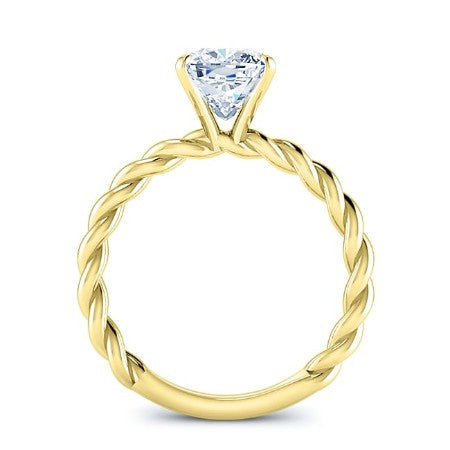 Balsam Cushion Diamond Engagement Ring (Lab Grown Igi Cert) yellowgold