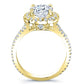 Lilac Round Diamond Engagement Ring (Lab Grown Igi Cert) yellowgold
