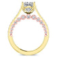 Nala Princess Diamond Engagement Ring (Lab Grown Igi Cert) yellowgold