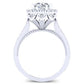 Mawar Round Diamond Engagement Ring (Lab Grown Igi Cert) whitegold