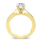 Petunia Cushion Diamond Engagement Ring (Lab Grown Igi Cert) yellowgold