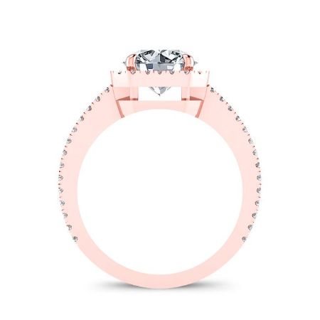 Freesia Princess Diamond Engagement Ring (Lab Grown Igi Cert) rosegold