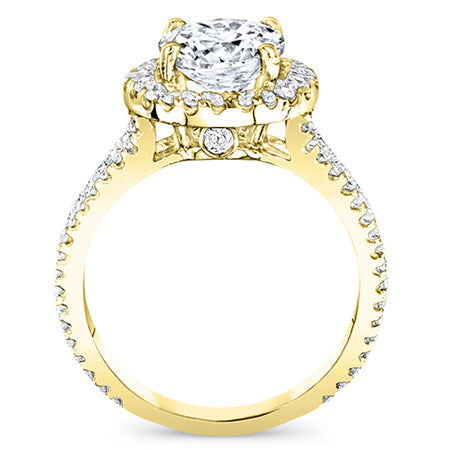 Lilac Princess Diamond Engagement Ring (Lab Grown Igi Cert) yellowgold