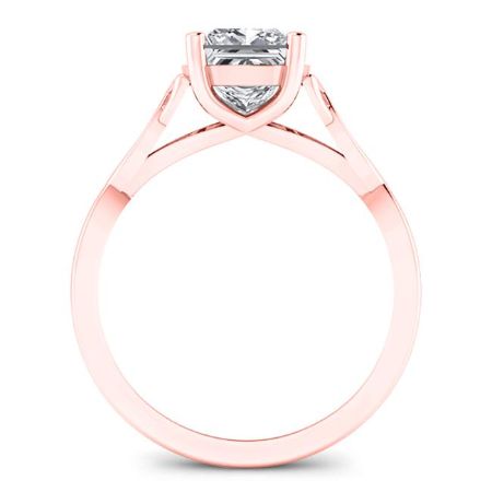 Nolina Princess Diamond Engagement Ring (Lab Grown Igi Cert) rosegold