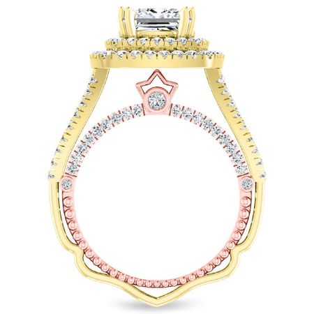 Lupin Princess Diamond Engagement Ring (Lab Grown Igi Cert) yellowgold