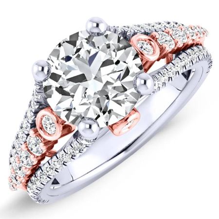 Sireli Moissanite Matching Band Only (engagement Ring Not Included) For Ring With Round Center whitegold