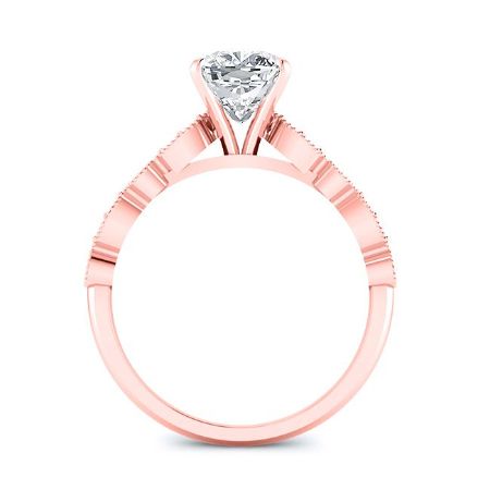 Marigold Cushion Diamond Engagement Ring (Lab Grown Igi Cert) rosegold