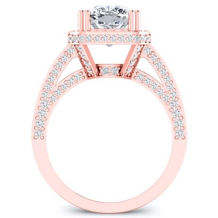 Buttercup Cushion Diamond Engagement Ring (Lab Grown Igi Cert) rosegold