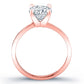Lantana Round Diamond Engagement Ring (Lab Grown Igi Cert) rosegold