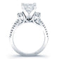 Primrose Princess Diamond Engagement Ring (Lab Grown Igi Cert) whitegold