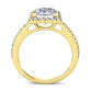 Mallow Princess Diamond Engagement Ring (Lab Grown Igi Cert) yellowgold