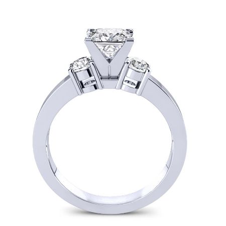 Briar Rose - 1ct Princess Diamond Engagement Ring (Lab Grown Igi Cert) whitegold