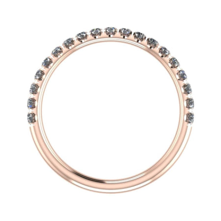 Ren Trendy Diamond Wedding Ring rosegold