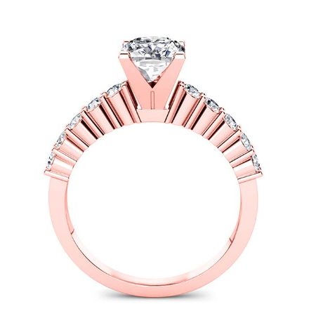 Magnolia Cushion Diamond Engagement Ring (Lab Grown Igi Cert) rosegold