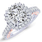 Varda Moissanite Matching Band Only (engagement Ring Not Included) For Ring With Cushion Center whitegold