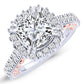 Varda Moissanite Matching Band Only (engagement Ring Not Included) For Ring With Princess Center whitegold